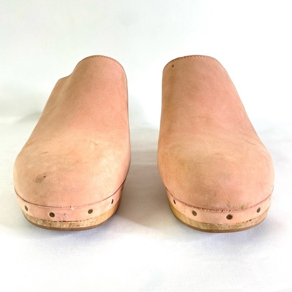 Madewell The Rae Clogs Dusty Clay Wooden Heel Round Toe Sz 9 - Picture 6 of 10